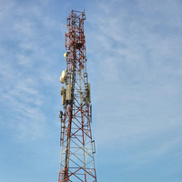 Tour de communication de pylônes de télécommunications en acier à triangle carré galvanisé 40m 30m 20m