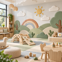Protection murale souple anti-collision 3D pour la décoration de chambre d'enfant, idéale pour les crèches et les écoles maternelles
