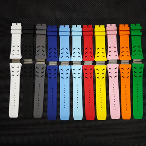 Super RM Style Rubber <b>Automatic</b> Watch Integrated Movement Sporty Hip-Hop Design Alarm Diver Bright Color Strap - Product Image 3