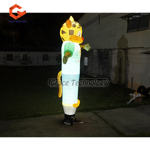 Muñeco Inflable con Brazos Móviles y Luces LED, Tubo Inflable Publicitario con Brazos Móviles para Parques <span class=keywords><strong>de</strong></span> Diversiones - Product Image 5