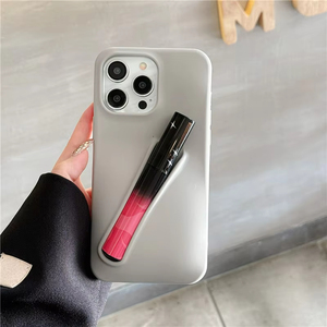 Tùy chỉnh 3D Silicone Lipgloss bìa cho Iphone Lip Balm Gloss giữ núi Son môi chủ trường hợp điện thoại - Product Image 3