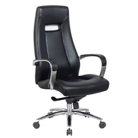 Fauteuil de bureau exécutif moderne en cuir de luxe, réglable et confortable, design canapé à dossier haut pour bureau à domicile, patron, manager