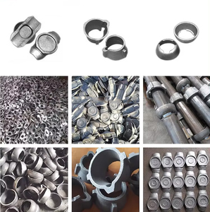 Sistema de andamios Cuplock, terminal de acero fundido personalizado, galvanizado en plata - Product Image 6