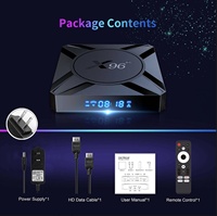 Boîtier TV Android YDH-X96M300 4K HDR10 Amlogic S905X5M 4+32 Go BT5.X Sans Fil Android 14 Réseau Gigabit Décodeur