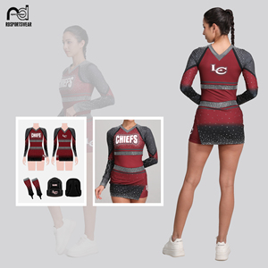 ชุดเชียร์ลีดเดอร์สวยงามสำหรับขายส่ง ปี 2026 ชุดแสดงสำหรับสาวๆ ชุดยูนิฟอร์มเชียร์ลีดเดอร์ - Product Image 5