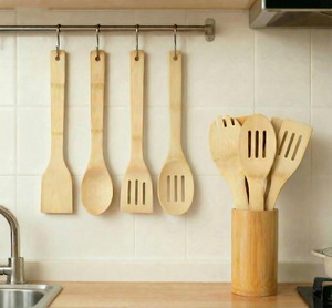 Soporte de Hilo de Bambú para Tejer y Hacer Ganchillo con Borde Liso, Organizador Portátil de Almacenamiento de Hilo para Manualidades de Ganchillo y Tejido DIY - Product Image 6