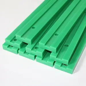 अनुकूलित आकार प्लास्टिक स्लाइड रेल शीट उच्च स्थायित्व श्रृंखला गाइड रेल के लिए फैक्टरी