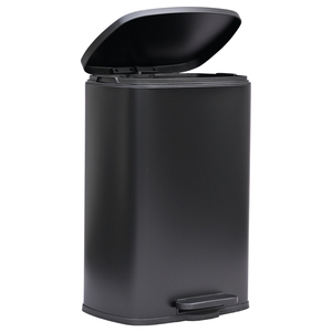 <span class=keywords><strong>Cubo</strong></span> de <span class=keywords><strong>Basura</strong></span> Rectangular de Acero Inoxidable de 50L (13 Galones) con <span class=keywords><strong>Pedal</strong></span> para Reciclaje y Residuos de Cocina - Product Image 4