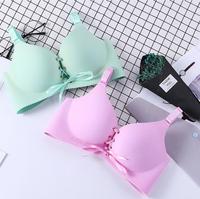 Soutien-gorge sexy push-up pour femmes, doux et respirant, sous-vêtements multicolores pour femmes
