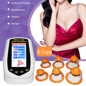 Masseur de poitrine multifonctionnel à succès : Absorption et libération de micro-électricité, vibration, lumière rouge, équipement de beauté pour le soin des seins - Product Image 4