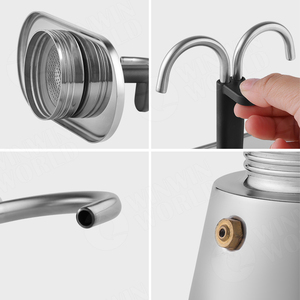 El juego Mini <span class=keywords><strong>Express</strong></span> <span class=keywords><strong>Moka</strong></span> incluye <span class=keywords><strong>cafetera</strong></span> de 2 tazas (2,8 oz) - Product Image 5
