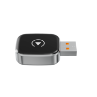 Adaptador Inalámbrico 2 en 1 Hengli para CarPlay y Android Auto, USB-A/USB-C, con WiFi6/BT5.4, Conexión por Cable a Plug & Play, 1 Año de Garantía