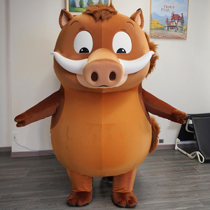 Shengye usine faire de votre entreprise entreprise mascotte Animal en peluche Halloween marche noël <span class=keywords><strong>sanglier</strong></span> gonflable mascotte Costume - Product Image 1
