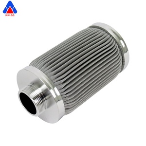 Huahang New High Efficiency Cartridge High Temperature Resistance stainless steel polymer melt filter cartridge - Product Image 4