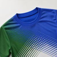 T-shirt de sport pour homme à manches courtes, col rond, ergonomique 3D, renforcé, idéal pour la course, la gym et l'entraînement, personnalisable, directement de l'usine