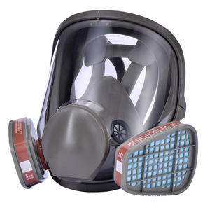 Máscara de Gas 6800, Respirador Facial Completo con Protector Facial para Protección Contra Polvo y Gases Nocivos, Modelo de Plástico Reutilizable - Product Image 2