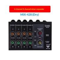 Mezclador de Audio Portátil de 8 Canales, Equipo de Sonido Móvil para Eventos, Transmisión de Emergencia, Discursos en Escenarios Pequeños y Control de Múltiples Micrófonos