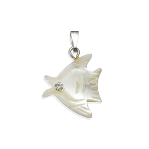 A granel tallada cuerno <span class=keywords><strong>cara</strong></span> <span class=keywords><strong>de</strong></span> luna <span class=keywords><strong>de</strong></span> pescado blanco Natural madre <span class=keywords><strong>de</strong></span> perla Shell encanto colgante encantos para collar <span class=keywords><strong>de</strong></span> la joyería haciendo - Product Image 4