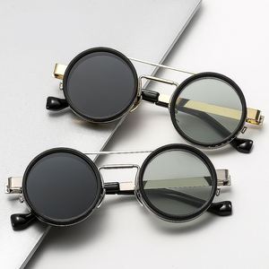 Gafas de Sol Polarizadas Redondas para Hombre y Mujer, Moda 2025, con Lentes con Filtro ND, Protección UV400, 1-9 Niveles de Atenuación Ajustable - Product Image 2