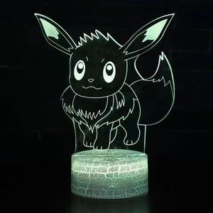<span class=keywords><strong>Pikachu</strong></span> – veilleuse <span class=keywords><strong>LED</strong></span> 3D à 7 couleurs changeantes, interrupteur tactile, <span class=keywords><strong>lampe</strong></span> de Table - Product Image 3