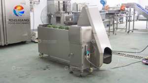 Machine automatique de séparation des fleurs de brocoli, alimentation directe usine, moteur en acier inoxydable SUS304 pour usine de transformation des légumes - Product Image 4
