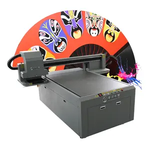 CF-1016 mini UV Flatbed Logo/Signs printer on Metal Plate/Ceramic tile/Wood/Glass printing machine