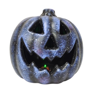Plastic <b>Crafts</b> Halloween Ghost Face Pumpkin Design Pumpkin <b>Light</b> Halloween Decoration Outdoor Hanging <b>Lights</b> Up - Product Image 4