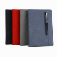 Carnet A5 en PU avec porte-stylo, agenda professionnel personnalisable pour le bureau, l'école et les fournitures scolaires