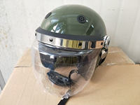 Casque tactique personnalisé en usine, protection ABS, résistant aux coups de couteau, anti-impact, sécurité, défense, casque blanc avec visière et rembourrage