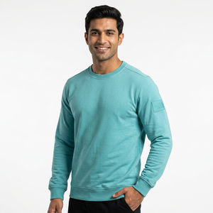 Breathable Premium Men's Hoodie <b>Sweatshirt</b> Full Custom Unisex Size XS New Arrival High Quality Cotton Material <b>Sweatshirt</b> - Product Image 1