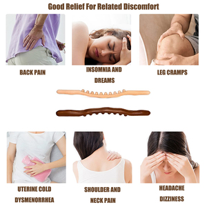 Produits les plus vendus 8 perles Outils de massage en bois <span class=keywords><strong>Drainage</strong></span> <span class=keywords><strong>lymphatique</strong></span> Masseur manuel Bâton de massage pour le corps - Product Image 3
