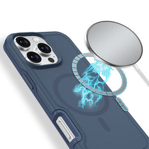 Étui de téléphone de charge sans fil magnétique néon pour <span class=keywords><strong>iPhone</strong></span> 16 15 14 Plus 13 12 <span class=keywords><strong>11</strong></span> Pro Max armure antichoc couverture en plastique dur mat - Product Image 6