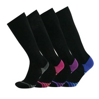 Lot de chaussettes en stock bas quantité minimale de commande nylon chaussettes de compression assorties 20-30 Mmhg Athletic Elite meilleures chaussettes de course pour hommes