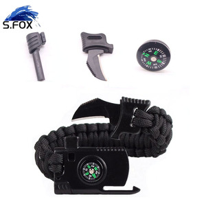 Pulsera de Supervivencia de Paracord 550 con Brújula y Cuchillo, Venta al por Mayor de Fábrica, Envío Directo - Product Image 5