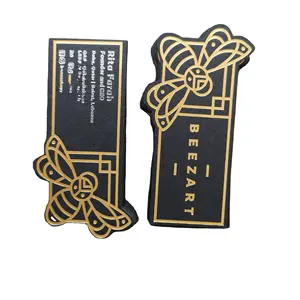 2024 new Customized printing eco die cut shape business card
