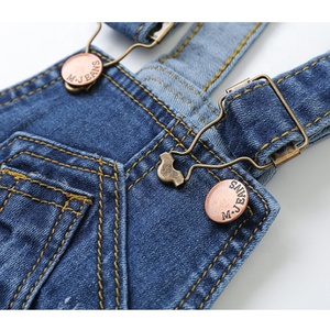 Abbigliamento per bambini di alta qualità tuta Unisex in Denim a figura intera tuta da neonato a gamba dritta per bambini - Product Image 5