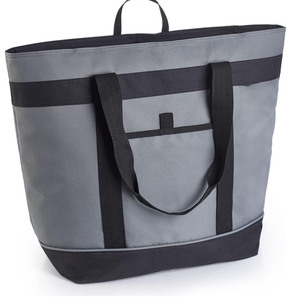 Sac isotherme tendance en polyester (gris) avec isolation thermique - Sac isotherme souple et portable pour les <span class=keywords><strong>courses</strong></span> et la <span class=keywords><strong>livraison</strong></span> <span class=keywords><strong>de</strong></span> repas - Product Image 6