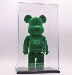 Caja de exhibición de juguetes acrílicos, expositor de bloques de construcción <span class=keywords><strong>Bearbrick</strong></span>, cubierta de polvo de almacenamiento transparente de acrílico - Product Image 2