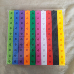Children's Assembled Educational <strong>Cube</strong> Magic <strong>Square</strong> Building Block Montessori Math Teaching Aids Blocks Link <strong>Cubes</strong> For Kids - Product Image 1