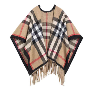 Nouveau châle pour femme 2026, écharpe douce à devant ouvert, poncho en tricot pour le printemps, l'automne et l'hiver, châle enveloppant, <span class=keywords><strong>pull</strong></span> d'hiver pour adolescentes - Product Image 1