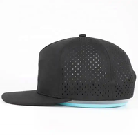 Gorras de Golf Personalizadas para Hombre, con Corte Láser, Resistentes al Agua, con Estampado 3D en Relieve, de 5 Paneles, con Cierre a Presión