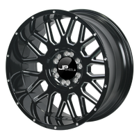 Jantes en alliage d'aluminium moulé noir usiné 20 pouces 6x135 6x139.7 ET-12 pour SUV et tout-terrain - Vente en gros OEM/ODM - R5252