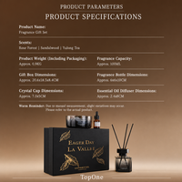 Diffuseur d'aromathérapie automobile professionnel TopOne |   Parfums d'huiles essentielles naturelles | Ensemble de décoration intérieure et de purification d'air pour voitures de luxe