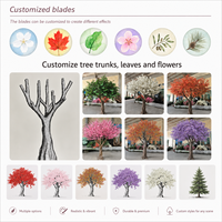 Árbol de Pino Artificial Grande de 3.3m (11 pies), Planta Artificial de Fibra de Vidrio de 330cm, Retardante de Fuego, Decoración Comercial, OEM