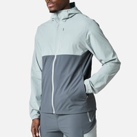 Veste coupe-vent imperméable contrastante pour homme, collection automne, de marque, fabriquée par le fabricant