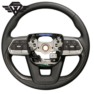 Volante Clásico de Madera de Durazno con Orificios Grandes Personalizado, Apto para Toyota Highlander, Sienna, Crown, LC200, 300, Prado, Hilux - Product Image 1