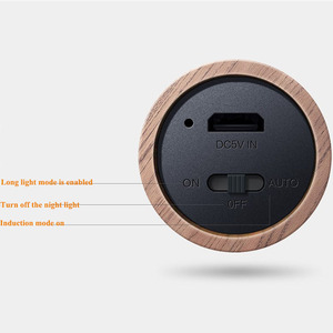 <span class=keywords><strong>Sensor</strong></span> de luz recargable para el hogar, iluminación nocturna LED inteligente, lámpara de pared de inducción de cuerpo humano simple moderna - Product Image 4