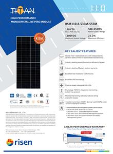 Tăng năng lượng Titan panel năng lượng mặt trời 550 W RSM110-<span class=keywords><strong>8</strong></span>-550M tấm PV mô-đun năng lượng mặt trời 550 <span class=keywords><strong>watt</strong></span> 540W 530W cho năng lượng mặt trời dự án - Product Image 2