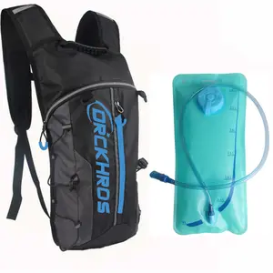 Tas ransel air portabel 2L 3L, tas punggung untuk berkemah luar ruangan, Hiking, taktis, kantung air bersepeda hidrasi, logo kustom
