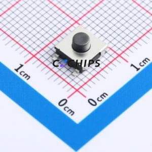 TS-6637PSK Tactile Switch SMD-4P,6.2x6.4mm Switch ( Operating Force: 2.5N )( Switch Length: 6mm )( Switch Width: 6mm ) - Product Image 1